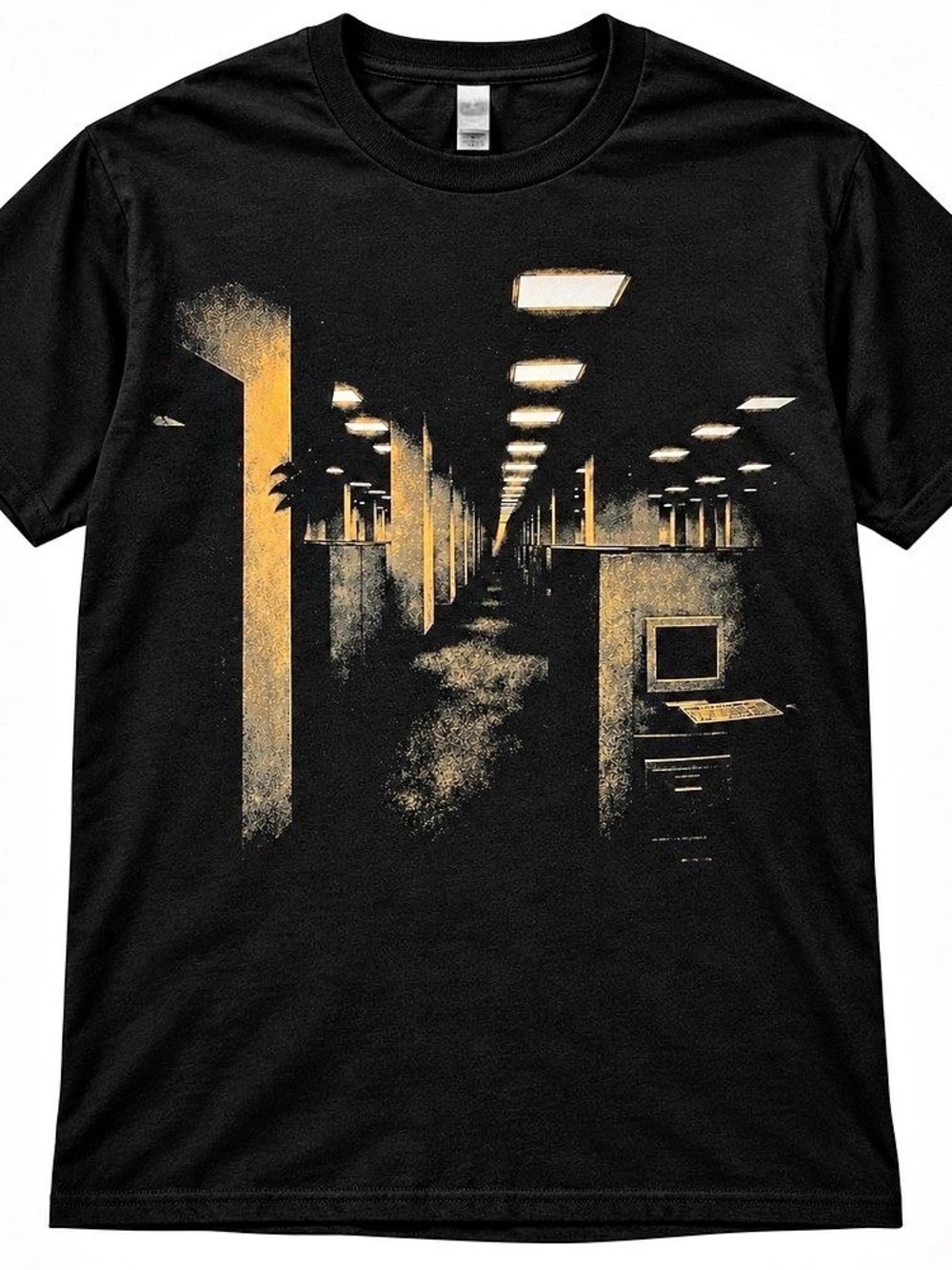 Graphic Short Sleeve Tee in Black